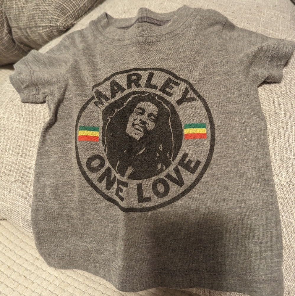 Bob Marley baby t-shirt one love 12m